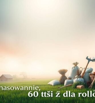 Obraz rolnika czytającego dokumenty na polu