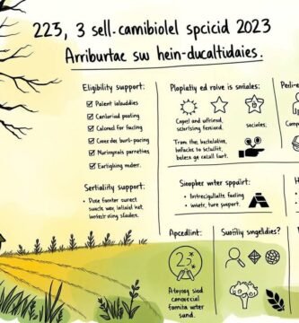 Ręcznie rysowany obraz pola z informacjami o przedmiocie